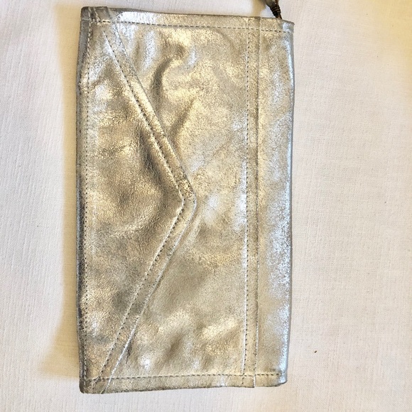 Silver Gap Envelope clutch distressed leather - Picture 2 of 7